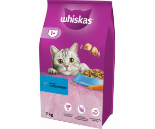 WHISKAS Cat Adult s tuňákem - suché krmivo pro kočky - 7 kg