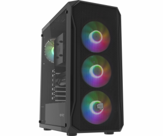 FURY SHOBO SH4F RGB MIDI VĚŽ S OKNEM ČERNÝ