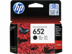 HP 652 Černá originální inkoustová kazeta Advantage