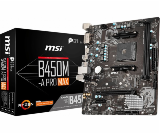 MSI B450M-A PRO MAX základní deska AMD B450 Socket AM4 Mi...