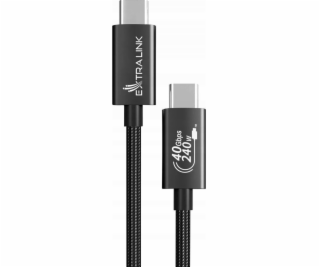 Kabel Extralink Smart Life USB Type-C to Type-C opletený ...