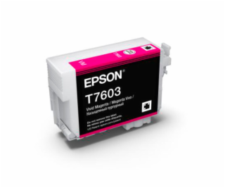 Epson ink cartridge vivid magenta T 7603 N