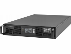 Qoltec 52286 nepřerušitelný zdroj napájení UPS pro RACK | 2,4 kVA | 2400W | Účiník 1,0 | LCD | EPO | USB | On-line