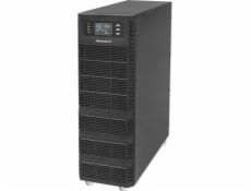 Qoltec 52283 nepřerušitelný zdroj napájení UPS | 6kVA | 6000W | Účiník 1,0 | LCD | EPO | USB | On-line