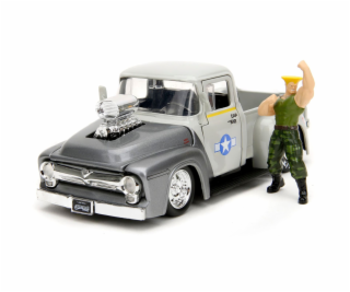 Auto Street Fighter 1956 Ford Pickup s Guile 1:24 Figurka...