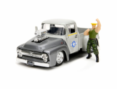 Auto Street Fighter 1956 Ford Pickup s Guile 1:24 Figurka Simba JADA