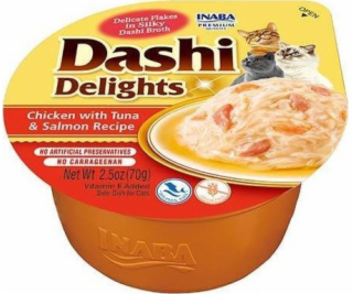 INABA Dashi Delights kuřecí vývar z tuňáka a lososa - koč...