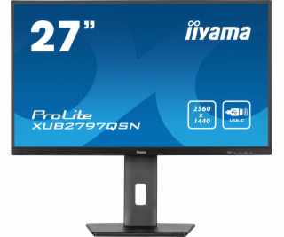 iiyama ProLite/XUB2797QSN-B1/27 /IPS/QHD/100Hz/1ms/Black/3R