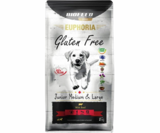 BIOFEED Euphoria Gluten Free Junior střední a velké hověz...