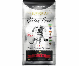 BIOFEED Euphoria Gluten Free Adult střední a velké hovězí...