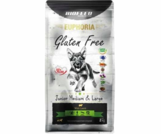 BIOFEED Euphoria Gluten Free Junior střední a velké jehně...