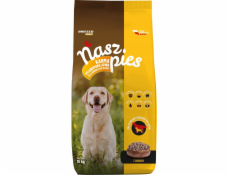 BIOFEED Nasz Pies střední a velká drůbež - suché krmivo pro psy - 15 kg