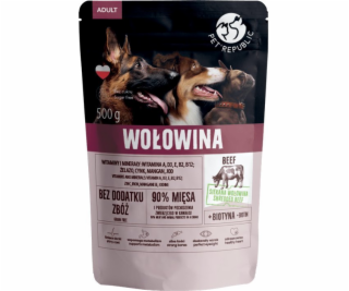 PET REPUBLIC Adult Beef - mokré krmivo pro psy - 500g