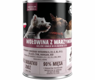 PET REPUBLIC Adult Medium & Small Beef se zeleninou - mok...