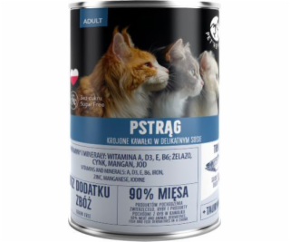 PET REPUBLIC Adult Pstruh - mokré krmivo pro kočky - 400g