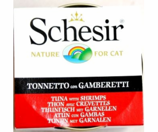 SCHESIR in jelly Tuna with shrimps - wet cat food - 85 g