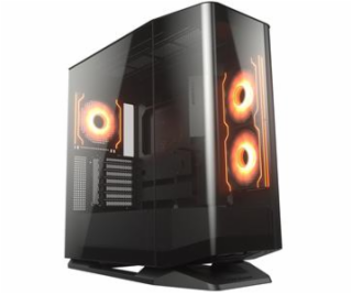 COUGAR PC skříň FV270 Black Mid tower tempered curved gla...