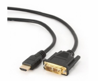 Kábel HDMI-DVI 3M (pozlátené konce)