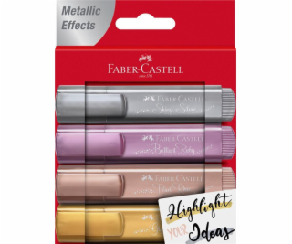 Textmarker TL 46 Metallic 4er Etui, Stift