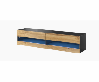 Cama TV stand VIGO NEW 180 30/180/40 black/wotan oak