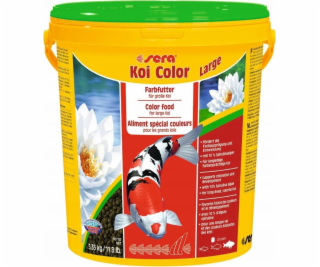 Sera Koi Color Large 21 l, granule - základní krmivo pro Koi