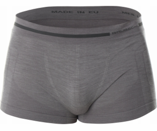 Brubeck BX10430 Pánské boxerky COMFORT WOOL tmavě šedé L