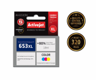 Activejet AH-653CRX ink (replacement for HP 652 F6V24AE; ...