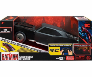   The Batman  Turbo Boost Batmobile mit Wheelie-Funktion,...