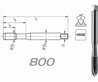 Fanar THREAD UNF 3/8-24 DIN-371B (2B) HSSE 800