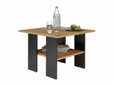 MODERNA Table 60x60x45 cm Artisan Oak/Black