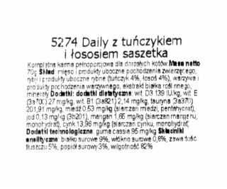 Almo Nature Daily Tuňák s lososem 70g