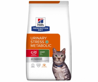 HILL S PD Feline Urinary Stress + Metabolic c/d - Suché k...