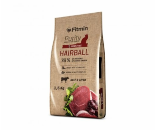 FITMIN Cat Purity Hairball - dry cat food - 1 5 kg