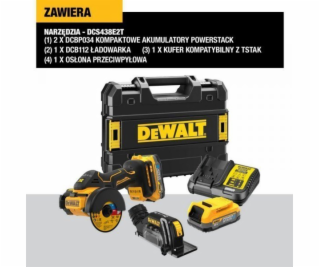 Dewalt Dewalt Cutter 18V 76mm 2x1.7Ah PowerStack DCS438E2T