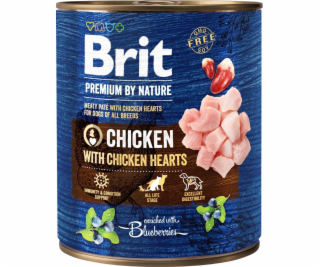 Brit Premium by Nature Chicken with Hearts 800g konzerva ...