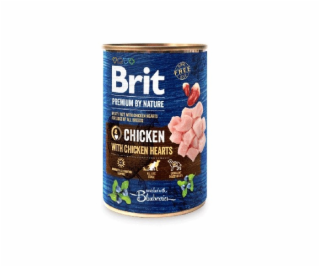 BRIT Premium by Nature Kuře se srdíčky - mokré krmivo pro...