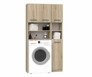 Topeshop ZESTAW MARPOL SON bathroom storage cabinet Oak