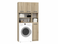 Topeshop ZESTAW MARPOL SON bathroom storage cabinet Oak