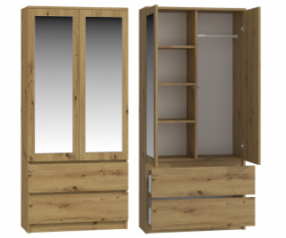 SS-90 Mirror cabinet - Oak Artisan