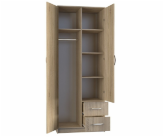 Topeshop ROMANA 80 SON L bedroom wardrobe/closet 5 shelve...