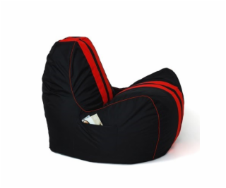 Sako taška pouffe Ferrari černo-červená XXL 140 x 100 cm