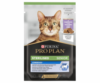 PURINA Pro Plan Sterilized Longevis Senior - vlhké krmivo...