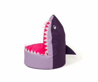 Sako taška pouffe Shark fialová-světle fialová XXL 100 x ...