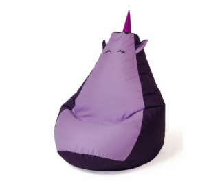 Sako taška pouffe Unicorn fialová-světle fialová XXL 140 ...