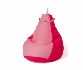 Sako taška pouf Unicorn růžovo-světle růžová XXL 140 x 10...