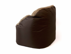 Sako sáčkový pouffe Nadýchané cappuccino XXL 140 x 90 cm