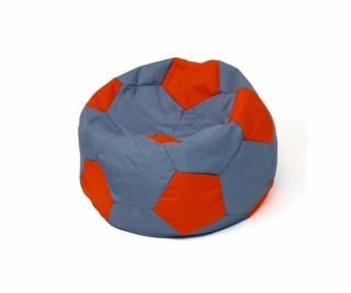 Fotbalová taška Sako pouffe šedo-červená L 80 cm