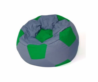 Sako taška pouffe Ball šedozelená L 80 cm