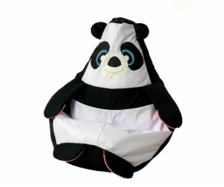 Sako taška pouffe Panda černá a bílá L 105 x 80 cm