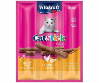 Vitakraft Cat Stick Clasic Poultry + Liver 3x6g